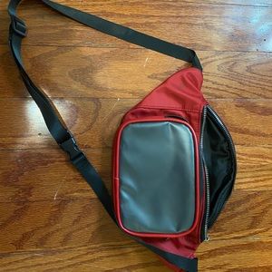 Steve Madden Red Fanny Pack Waist Belt Bag